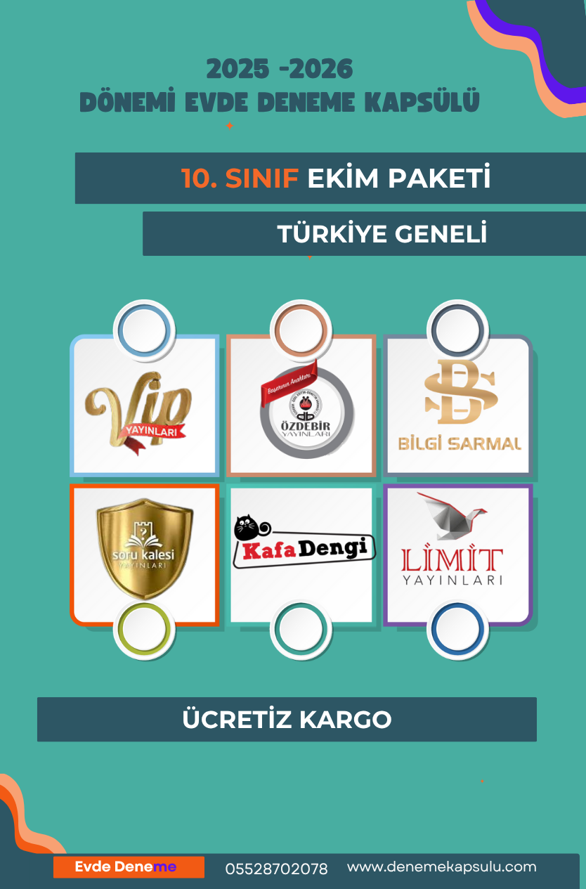 1o. Sınıf Ekim Paketi 6 Lı