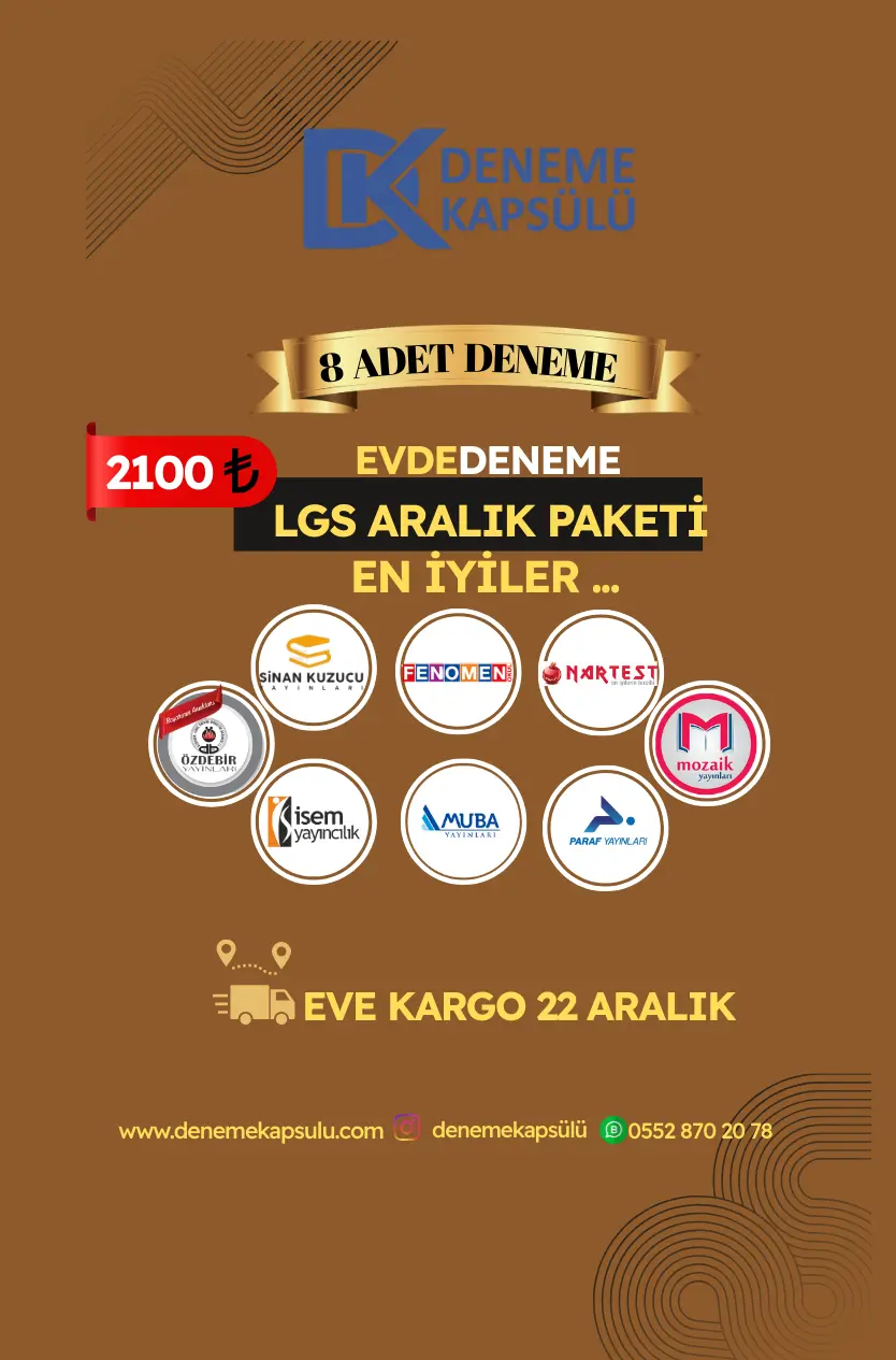Lgs Türkiye Geneli Deneme Sınavı Aralık Paketi 8 Li-detail