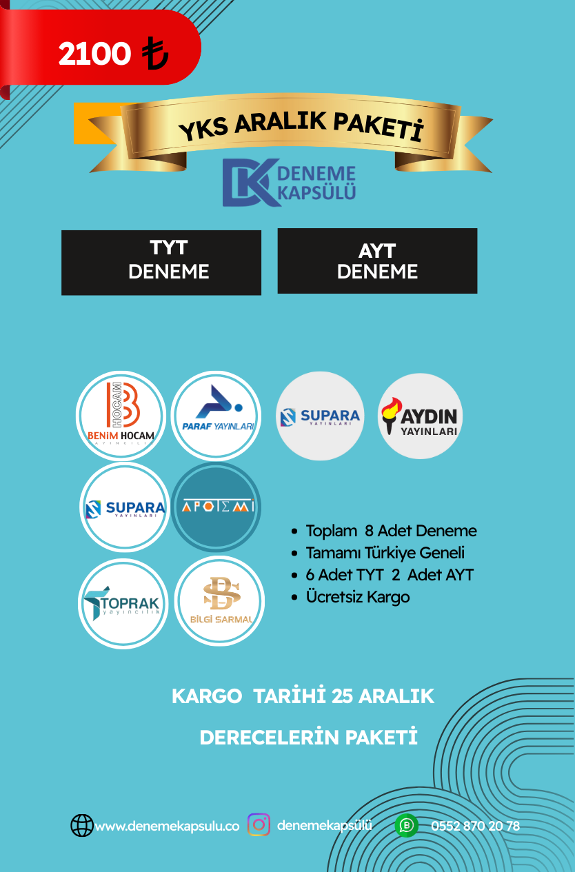 Yks Aralık Paketi 8 Li
