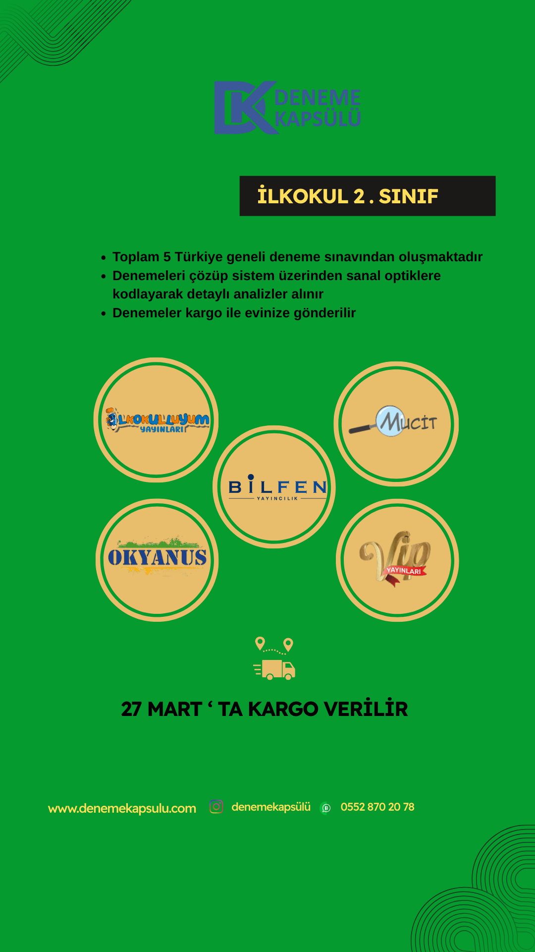 3 Sınıf Mart Paketi 5 Adet