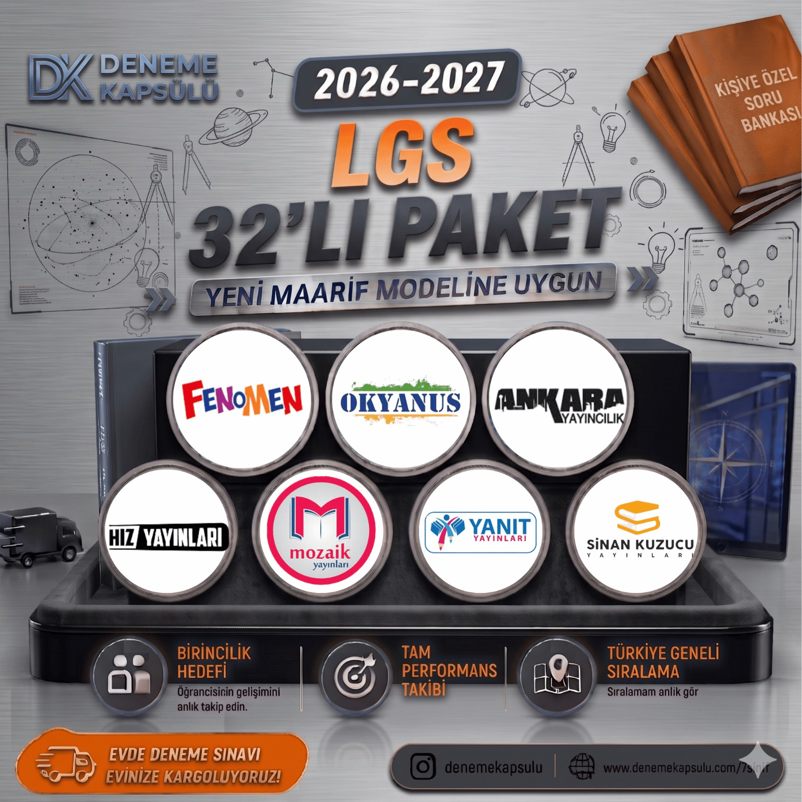 2026 -2027 Dönemi Lgs Türkiye Geneli Deneme Paketi 32 Li