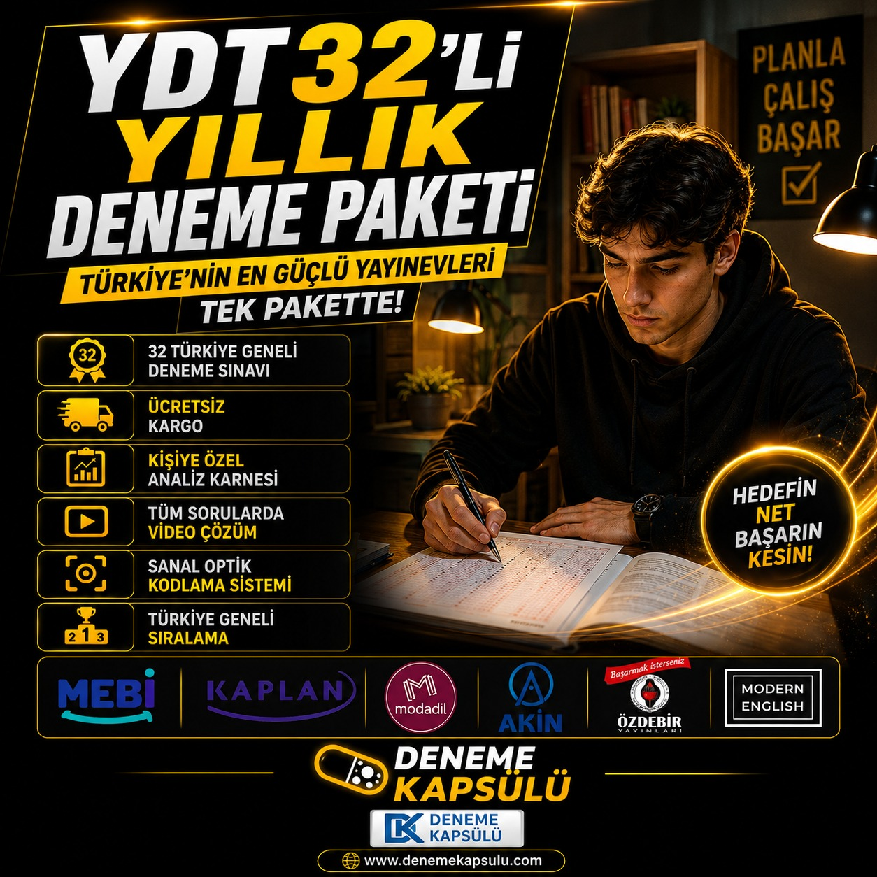 2026 -2027 Dönemi Ydt Türkiye Geneli Deneme Paketi 32 Li