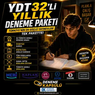 2026 -2027 Dönemi Ydt Türkiye Geneli Deneme Paketi 32 Li 1