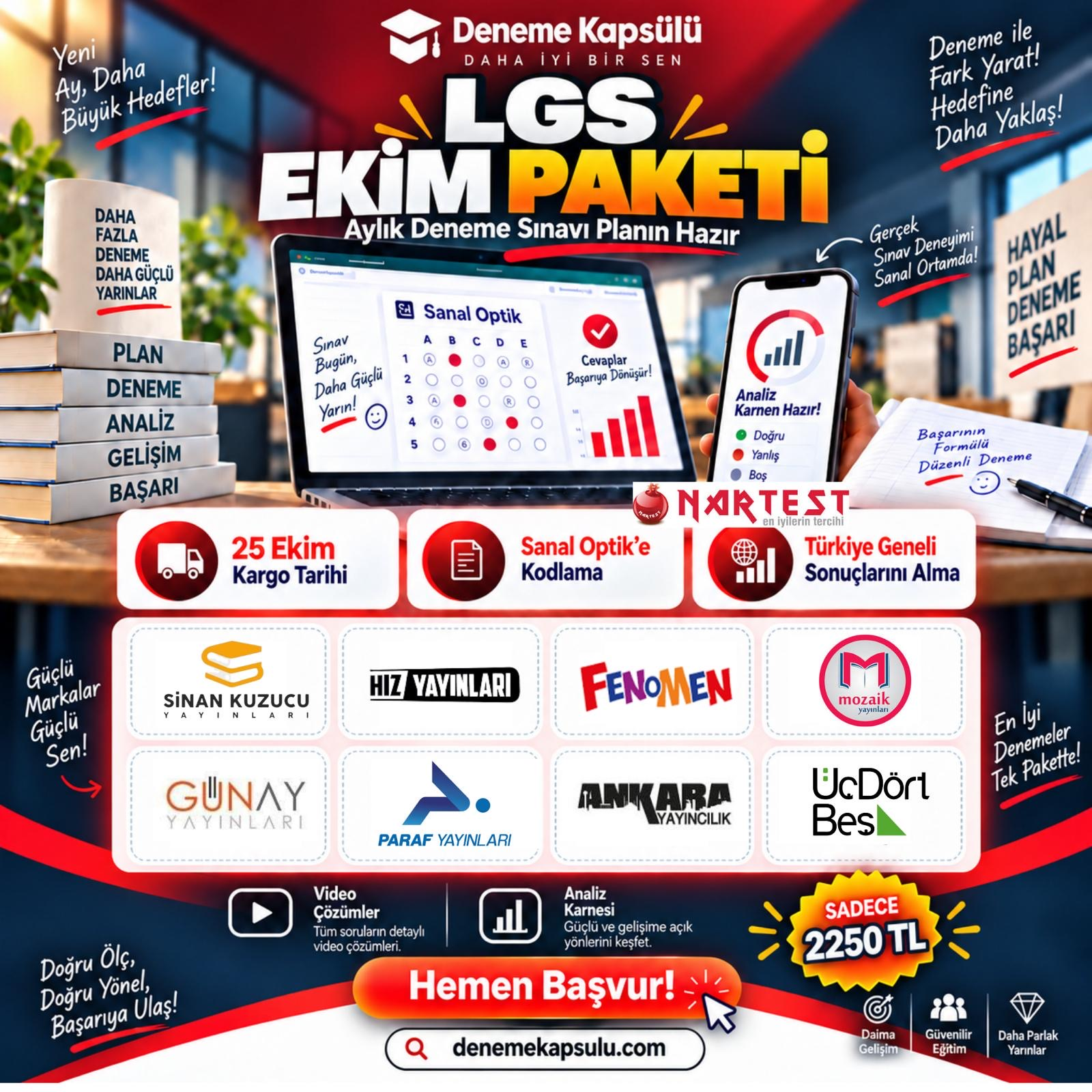 Lgs Türkiye Geneli Deneme Sınavı Paketi 8 Lı