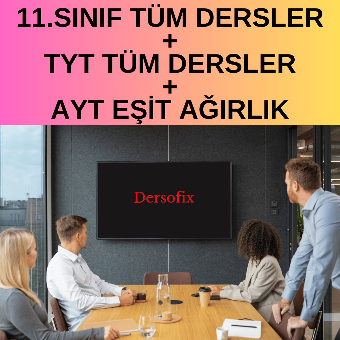 11.sınıf Tüm Dersler + Tyt Tüm Dersler+ayt Eşit Agırlık Eğitim Paketi