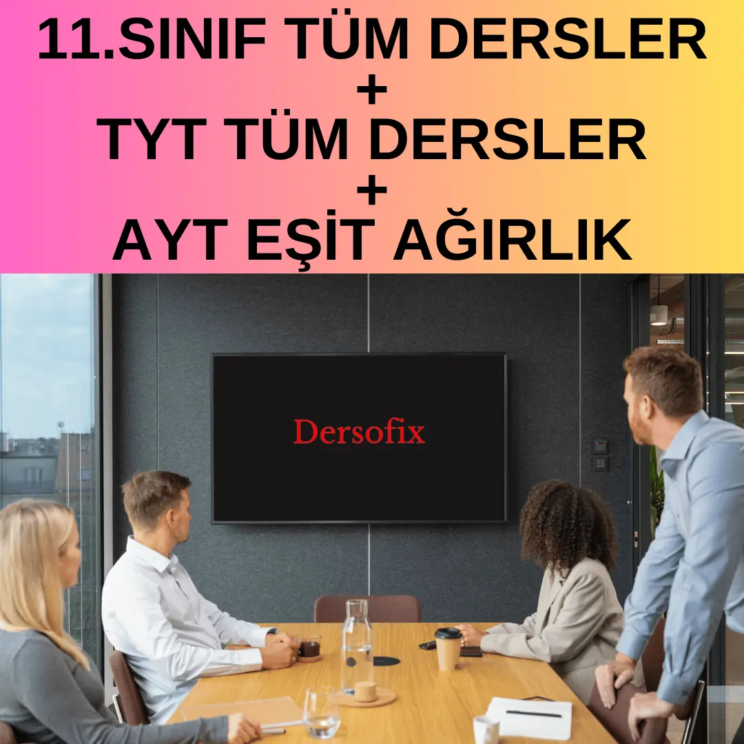 11.sınıf Tüm Dersler + Tyt Tüm Dersler+ayt Eşit Agırlık Eğitim Paketi