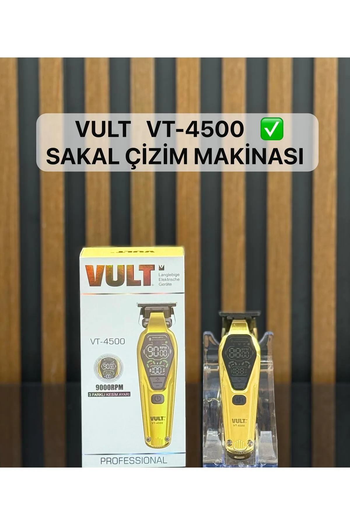 Vt-4500 Profesyonel Sakal Ve Çizim Makinesi (yeni)