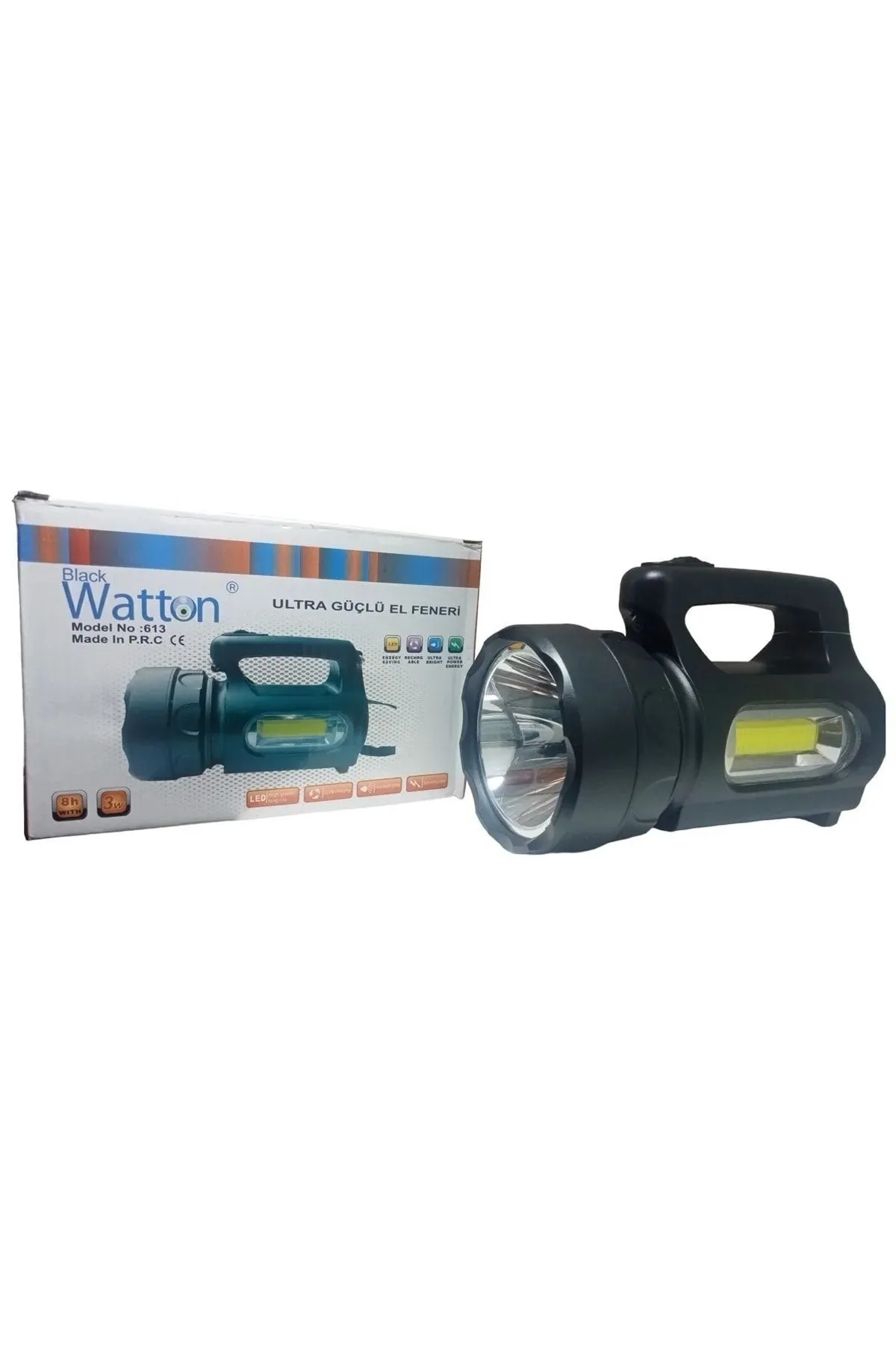 Wt-613 Ultra Güçlü Şarjlı Spot Fener