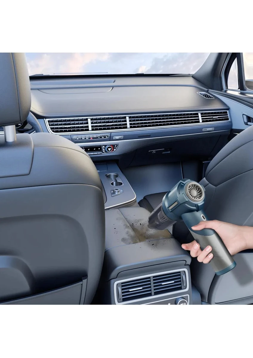 Yeni Şarjlı Katlanabilir 3 Kademeli 2in1 Profesyonel Ultra Çekim Güçlü Mini Araç Süpürgesi Ahv-06-detail