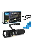 Wt-703 15.000 Lümen Tg+cob Led Şarjlı El Feneri