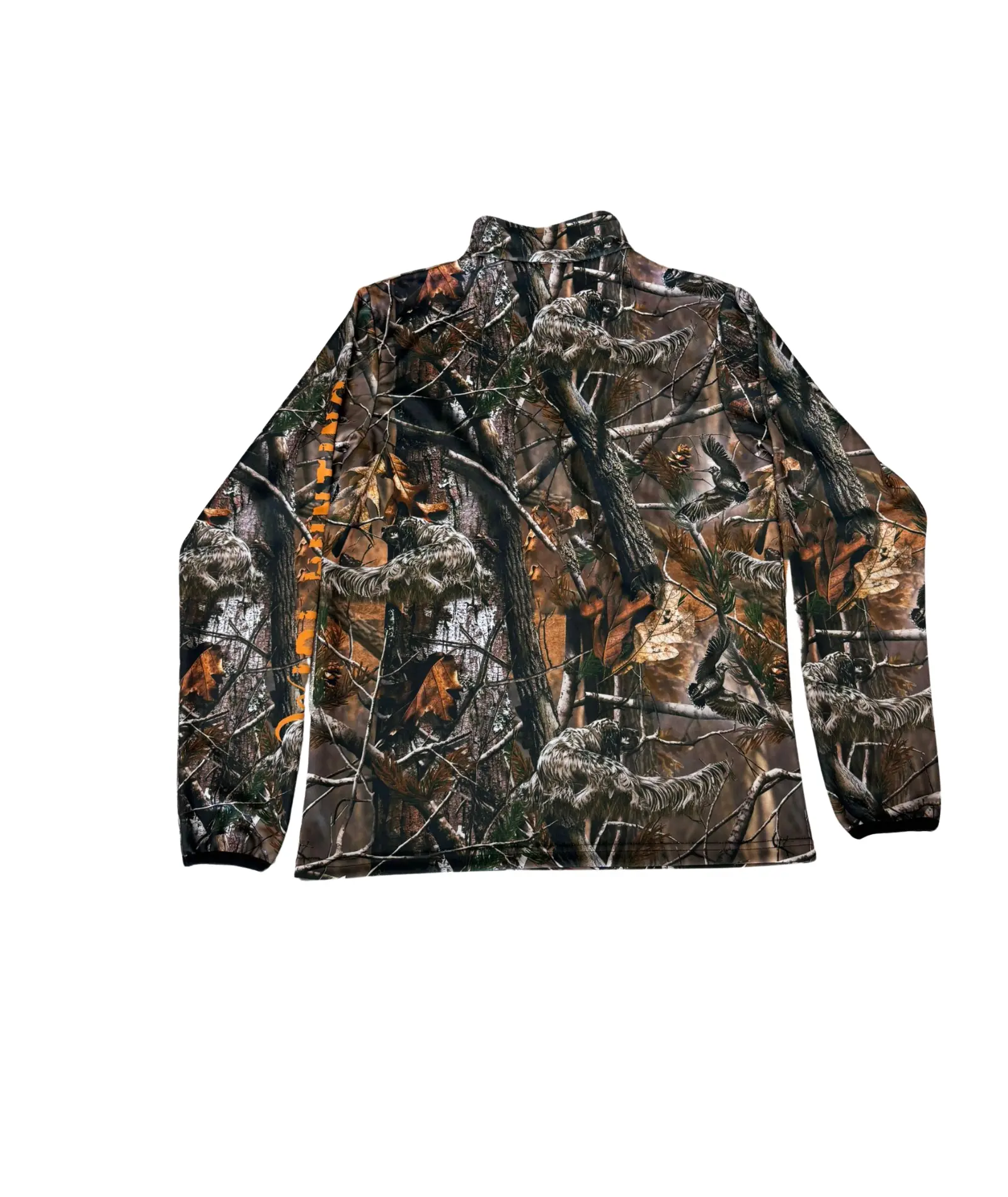 Yarım Fermuarlı Ayı Ve Çulluk Desenli-detail