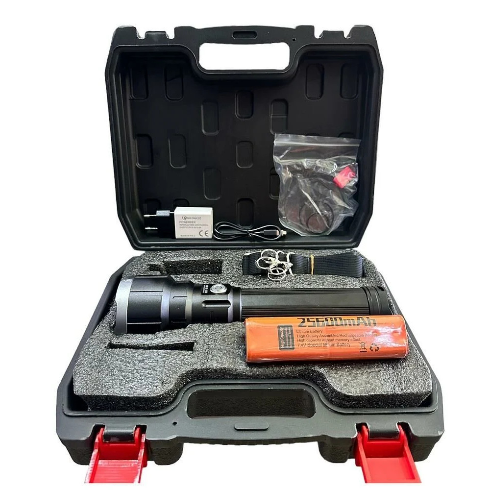 Pd-13000 55 Watt 5500 Lümen Profesyonel Büyük Şarjlı El Feneri