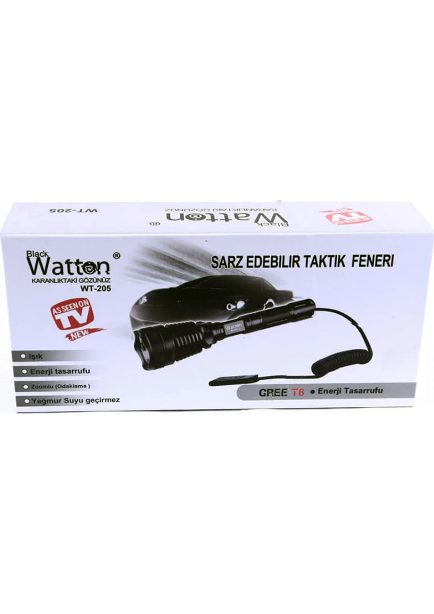 Wt-205 800 Lümen T6 Avcı Feneri