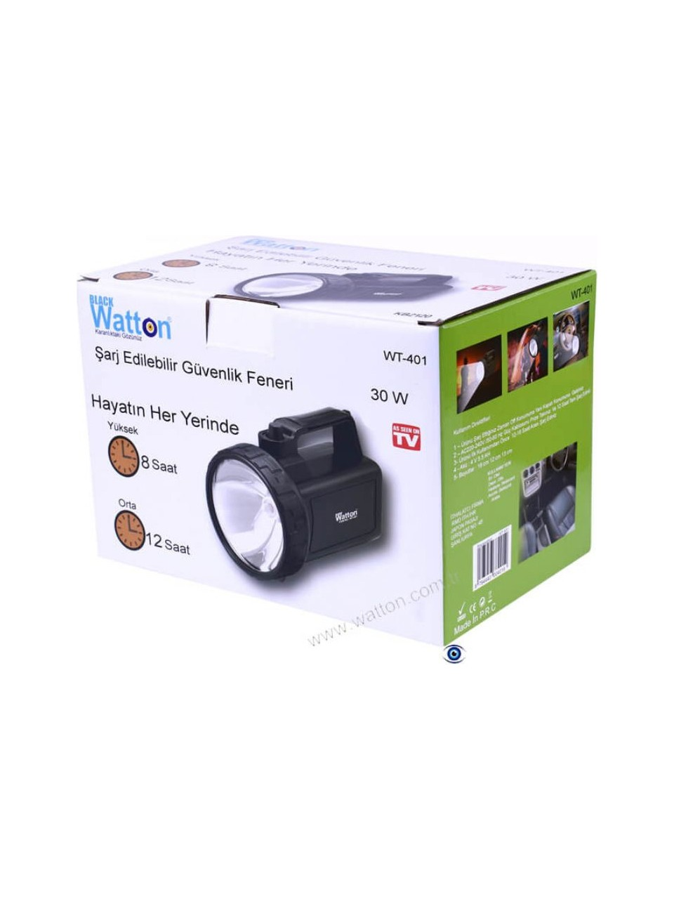 Wt 401 30 Watt Şarj Edilebilir Güvenlik Feneri