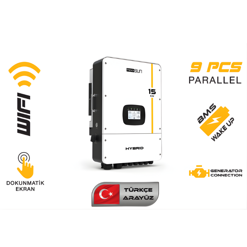 15 Kw Lv (48v) Hibrit Trifaze Inverter-detail