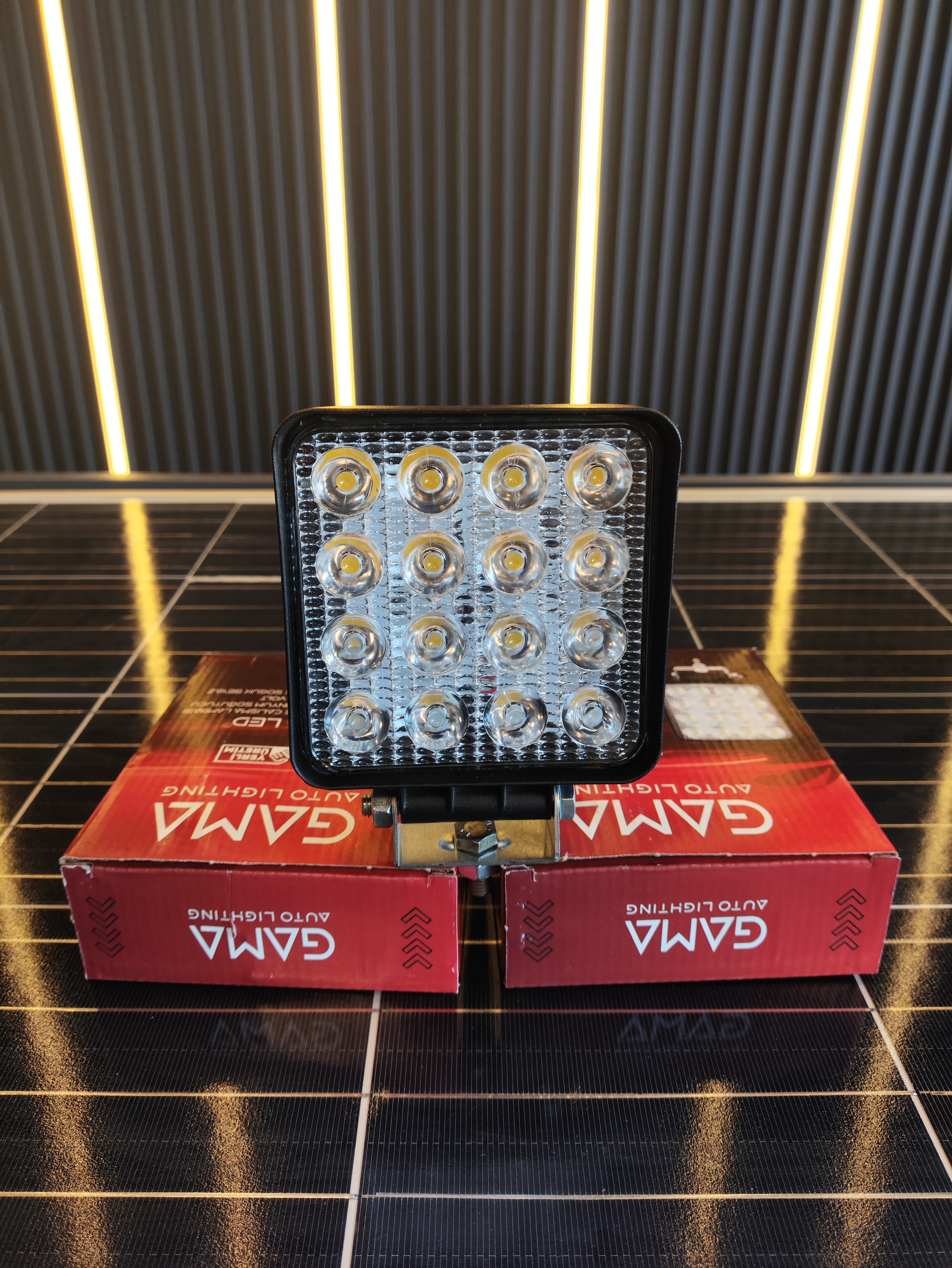 Gama Auto Lighting 16 Led 50 Watt Beyaz Çalışma Lambası 40mm Siyah Kasa Dc 12-110v-detail