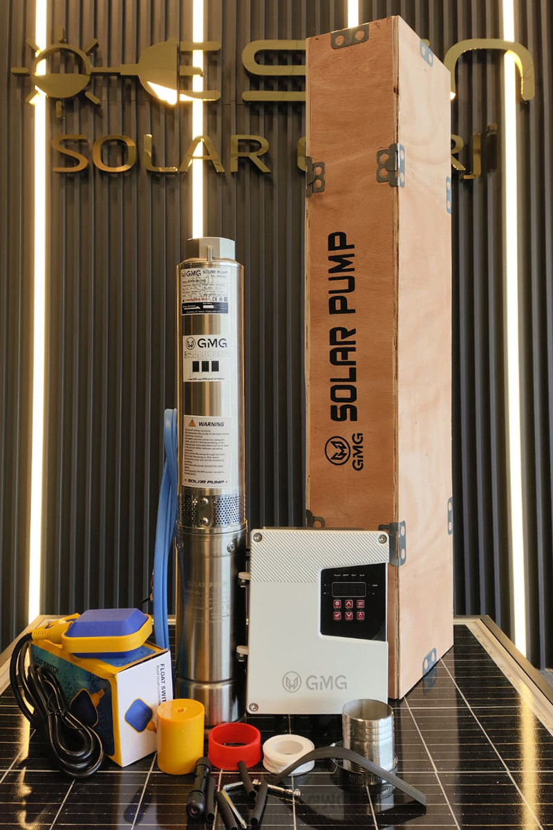 110 Volt 1600 Watt Maks 38 Metre 20 Ton Serisi 4 Inch Fanlı Ve Sürücülü Su Bittiğinde Durma Özelliğine Sahip Şamandıralı Dc Dalgıç Pompa