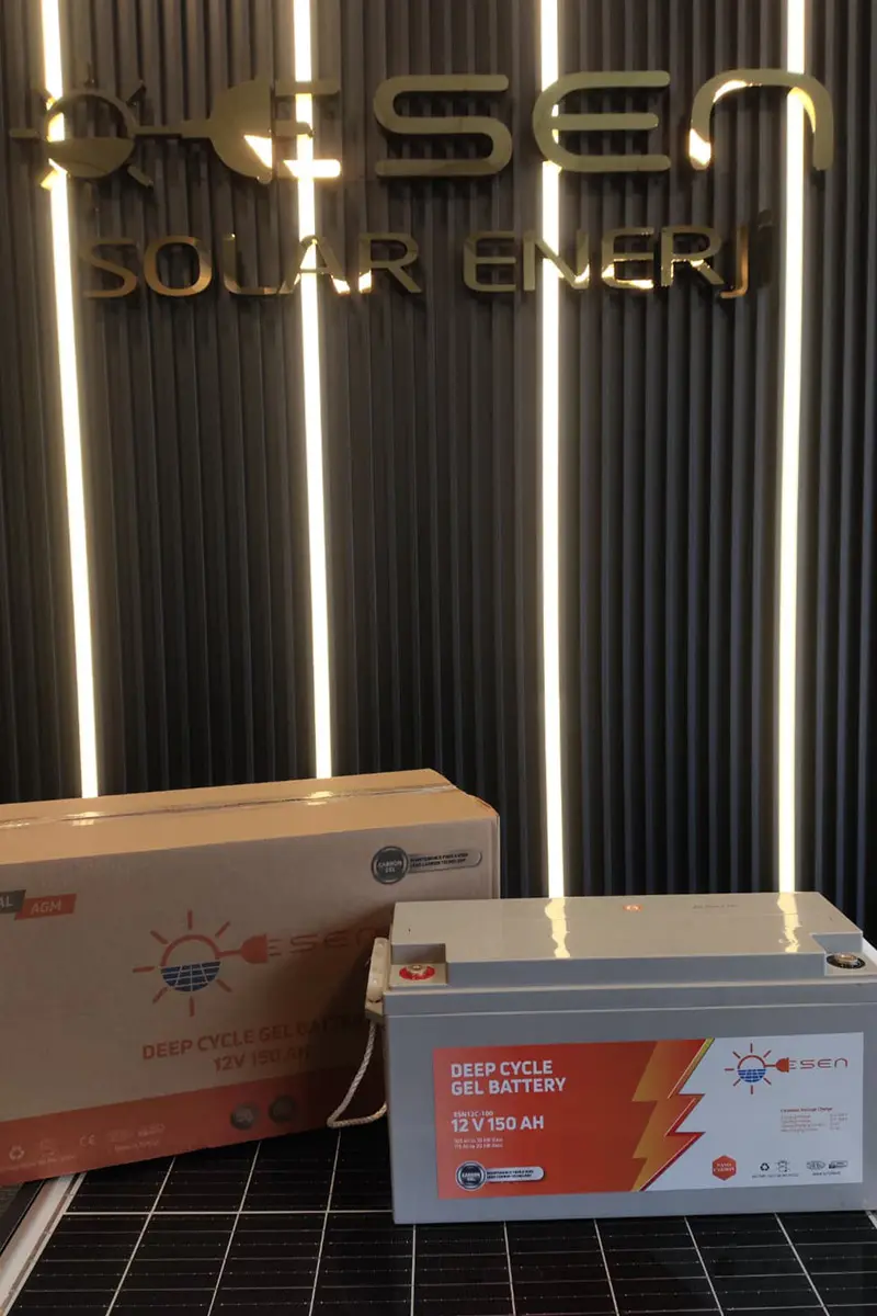 12 Volt 150 Ah Jel Akü-detail