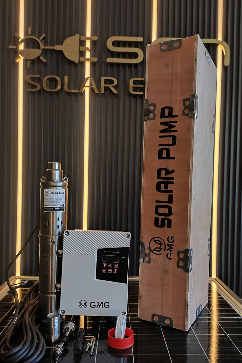 12 Volt 180 Watt Maks 35 Metre 2 Ton Serisi 3 Inch Helezonlu Sürücülü Su Bittiğinde Otomatik Durma Özelliğine Sahip Dc Dalgıç Pompa