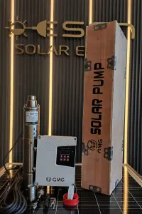 12 Volt 180 Watt Maks 35 Metre 2 Ton Serisi 3 Inch Helezonlu Sürücülü Su Bittiğinde Otomatik Durma Özelliğine Sahip Dc Dalgıç Pompa 1