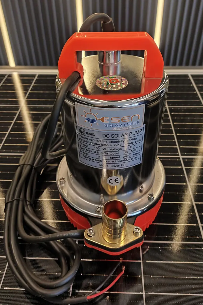 12 Volt Turuncu Temiz Su Aktarım Pompası-detail