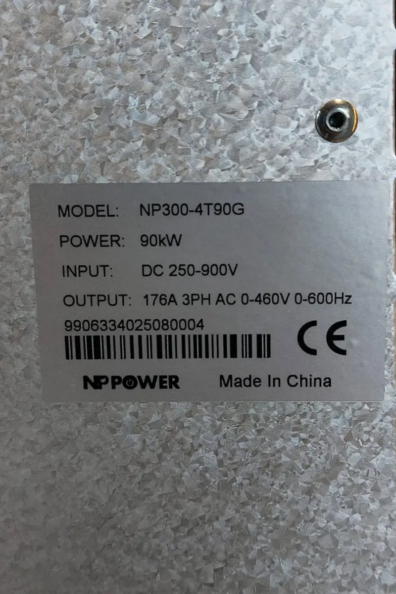120 Hp (90 Kw)trıfaze Solar Sürücü-detail
