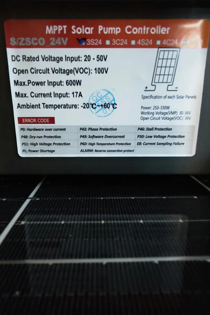 24 Volt 370 Watt Maks 65 Metre 2 Ton Serisi 3 Inch Helezonlu Sürücülü Su Bittiğinde Otomatik Durma Özelliğine Sahip Dc Dalgıç Pompa-detail