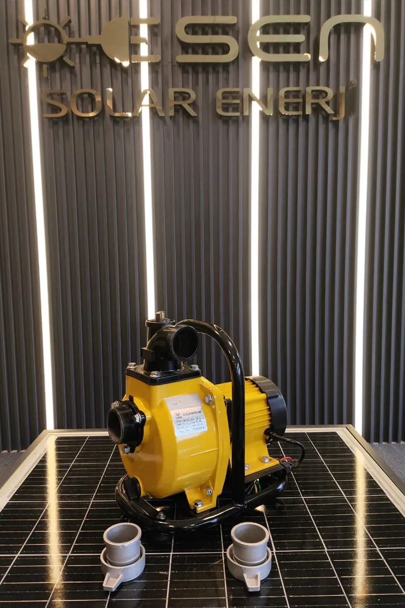 38 Volt - 88 Volt Arası Çalışabilen 750 Watt Maks. 12 Metre 30 Ton Serisi Santrifüj(salyangoz) Su Pompası-detail