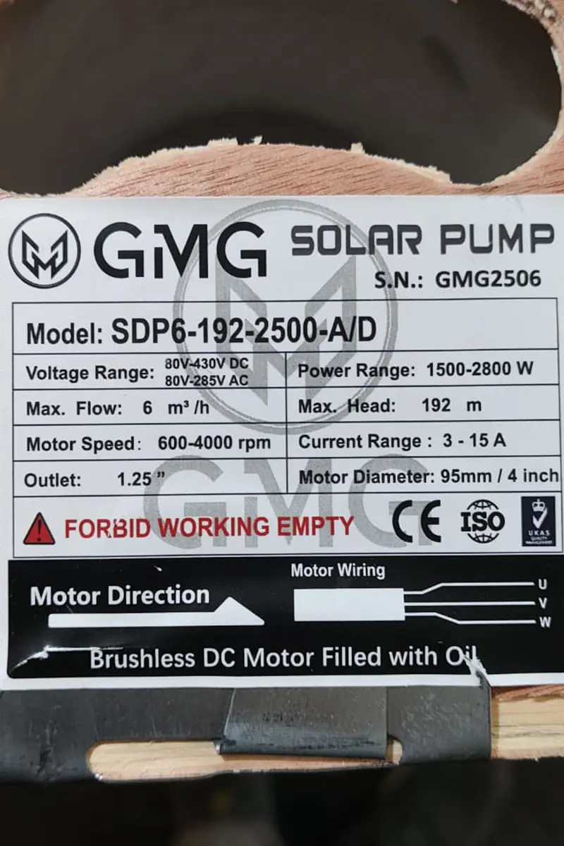 380 Volt 2500 Watt Maks 192 Metre 6 Ton Serisi 4 Inch Fanlı Sürücülü Su Bittiğinde Durma Özelliğine Sahip Şamandıralı Şebeke Destekli Dalgıç Pompa-detail