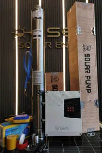 380 Volt 2500 Watt Maks 192 Metre 6 Ton Serisi 4 Inch Fanlı Sürücülü Su Bittiğinde Durma Özelliğine Sahip Şamandıralı Şebeke Destekli Dalgıç Pompa 1