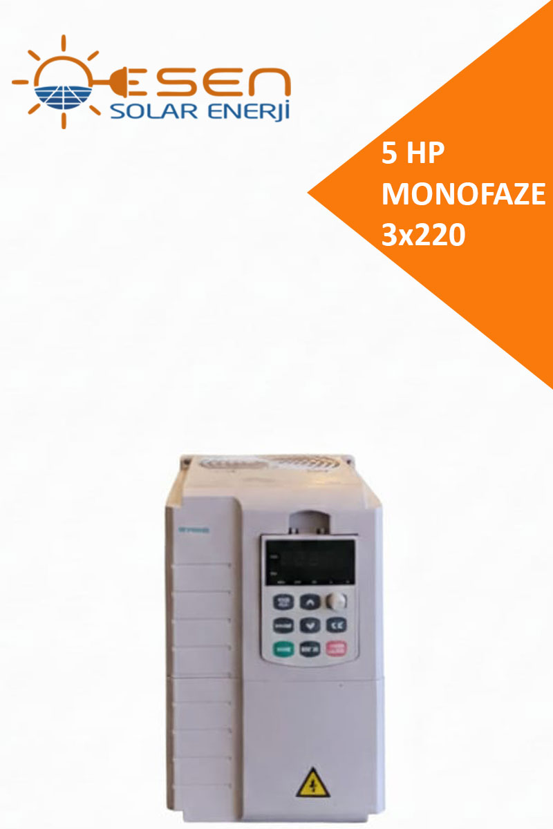 5 Hp (4 Kw) Monofaze Solar Sürücü