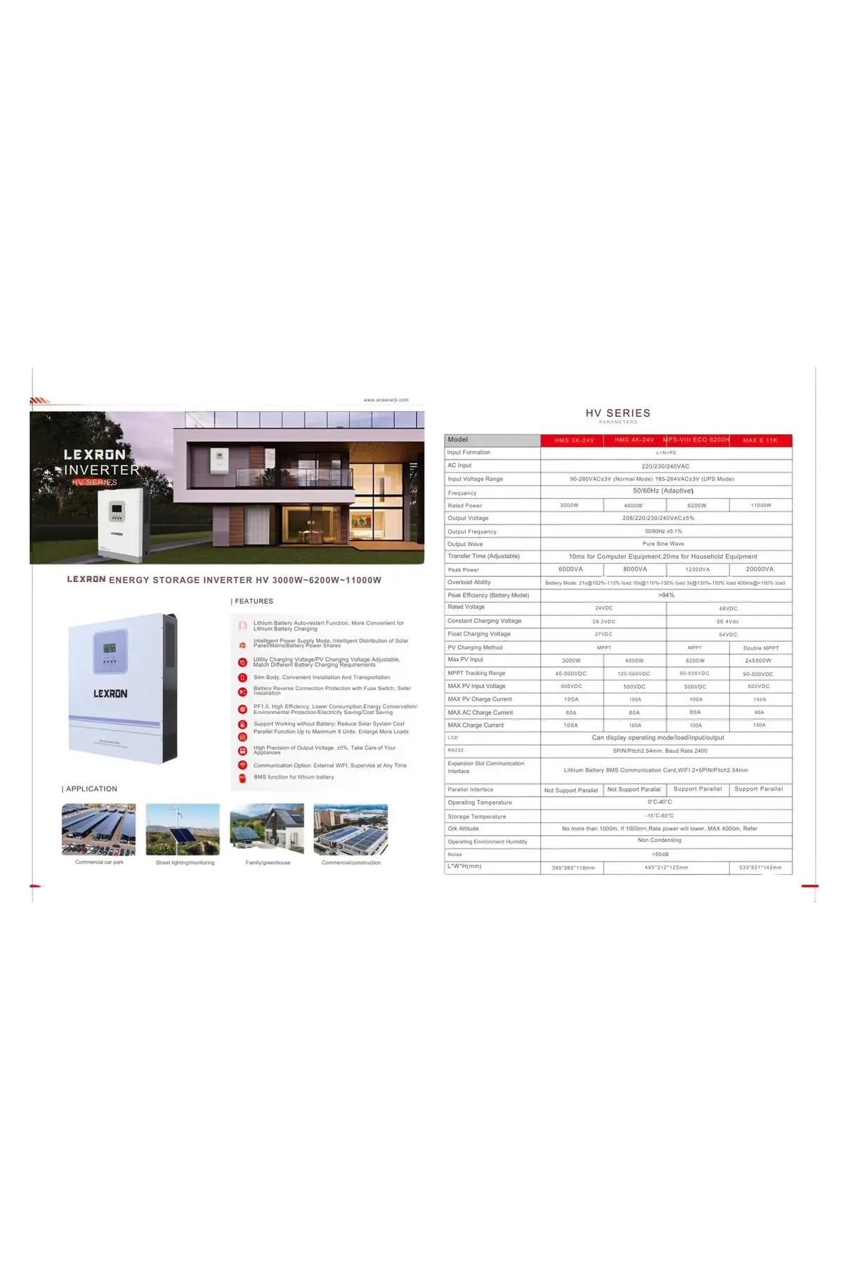 6.2kw Mppt Paralel 90-500v Pv Input 100a Mppt Inverter Parallenebilir-detail