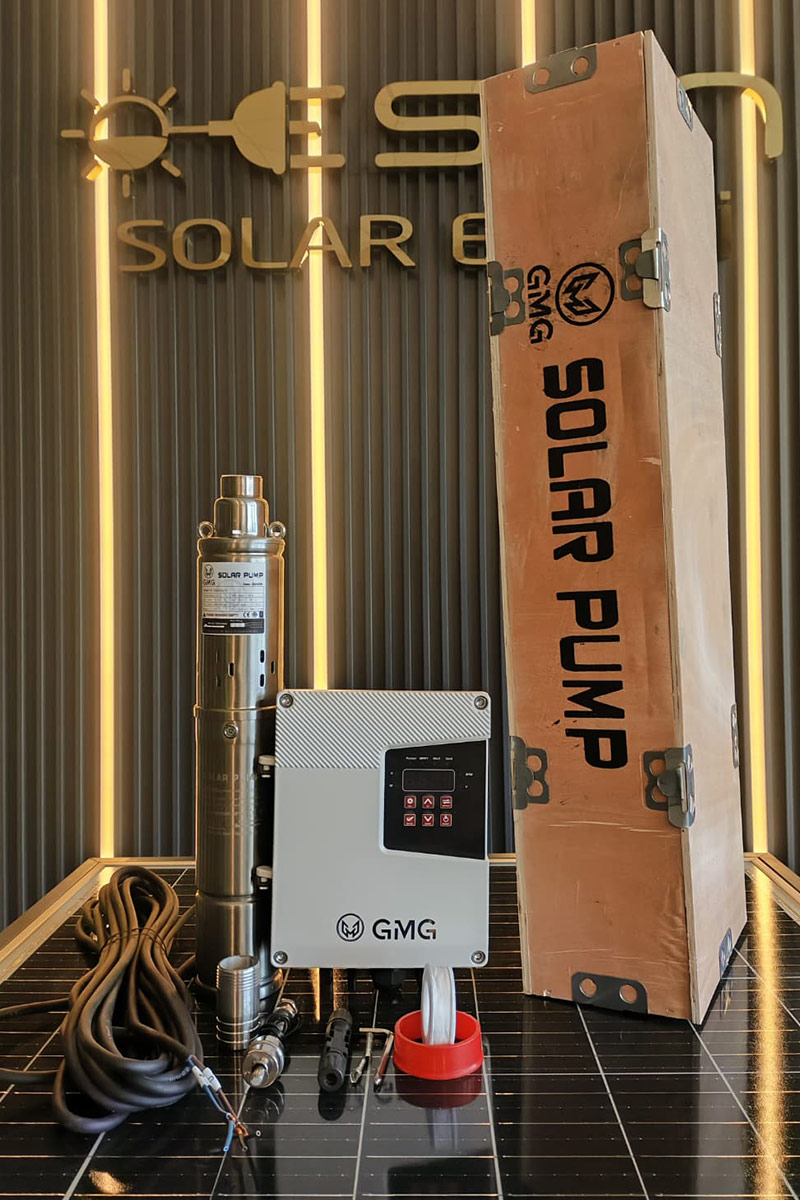 72 Volt 950 Watt Maks 145 Metre 2 Ton Serisi 3 Inch Helezonlu Sürücülü Su Bittiğinde Otomatik Durma Özelliğine Sahip Dc Dalgıç Pompa