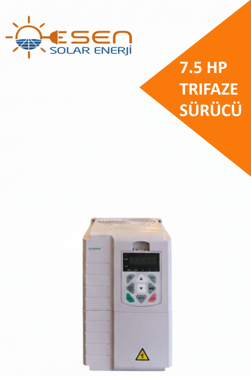 7.5 Hp (5.5 Kw) Trıfaze Solar Sürücü