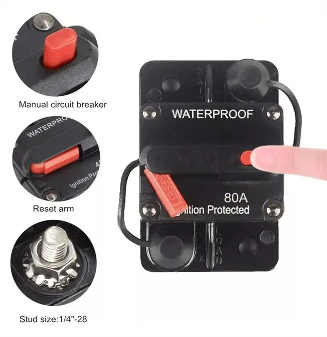 Dc Sigorta 40a Waterproof-detail