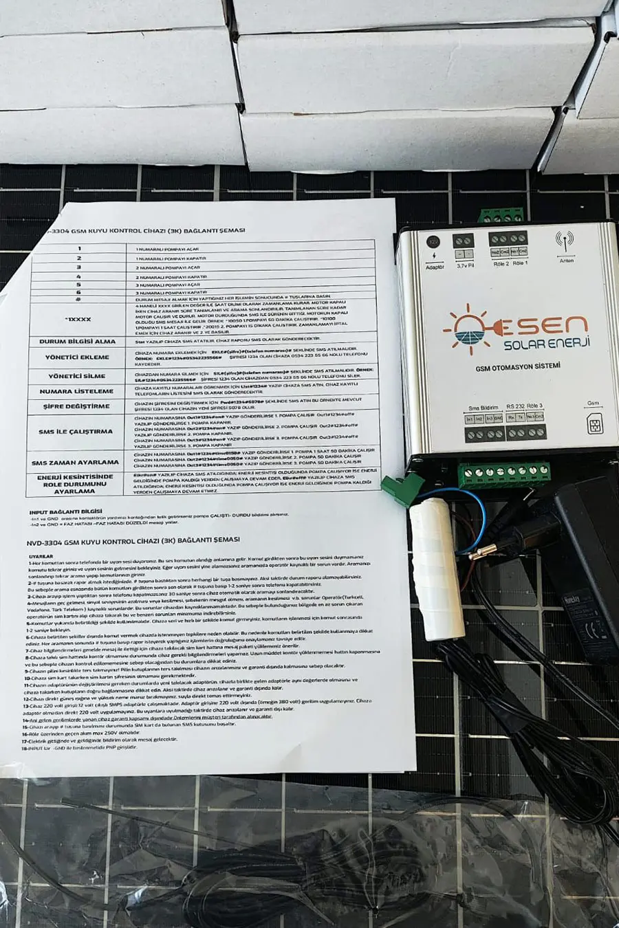 Nvd-3304 Gsm Kuyu Kontrol Cihazı (3 Röleli)-detail