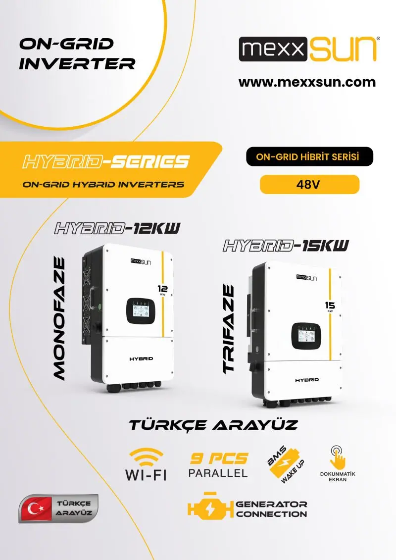 12 Kw Lv (48v) Hibrit Monofaze Inverter-detail