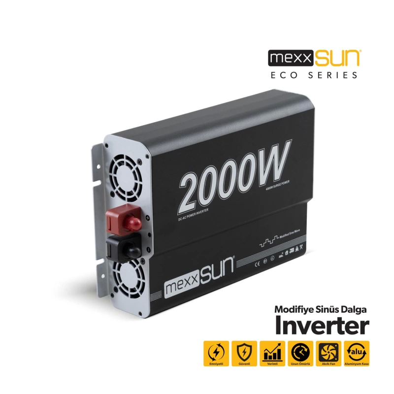 12v 2000w Modifiye Sinüs Inverter