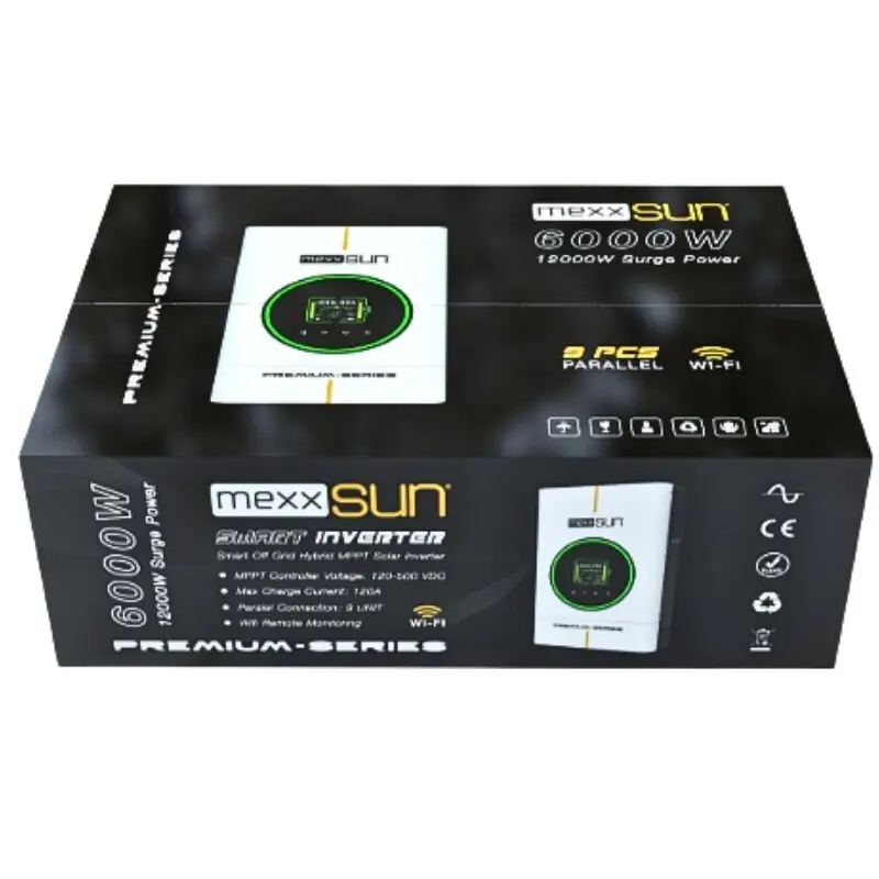 Premium 6kw 48v Mppt Tam Sinüs Akıllı Inverter (paralel /wi-fi/ Dual Output)-detail