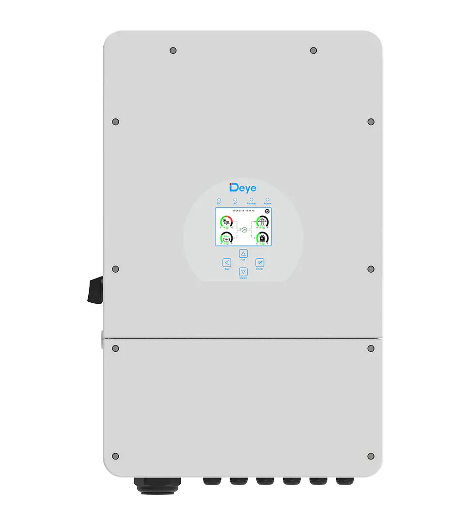Monofaze 12kw 48volt Hibrit 3 Mppt Solar Invertör