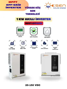 1kw Mppt Offgrid Rgb Yüksek Voltaj Akıllı Inverter