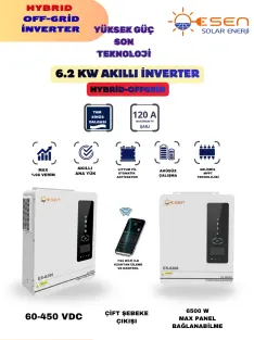 6.2kw Mppt Offgrid Rgb Yüksek Voltaj Akıllı Inverter