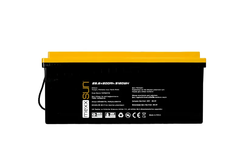 Lityum Akü 25,6v 200ah (lifepo4) 5120wh-detail