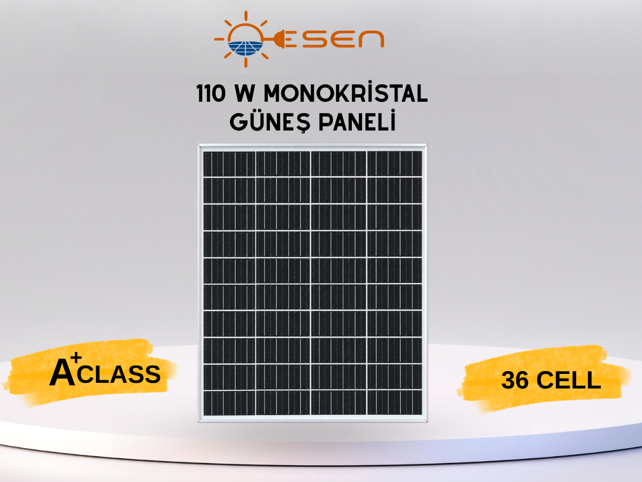 110 W A+ Class Monokristal Güneş Paneli